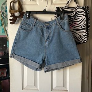 size 10 high waisted shorts